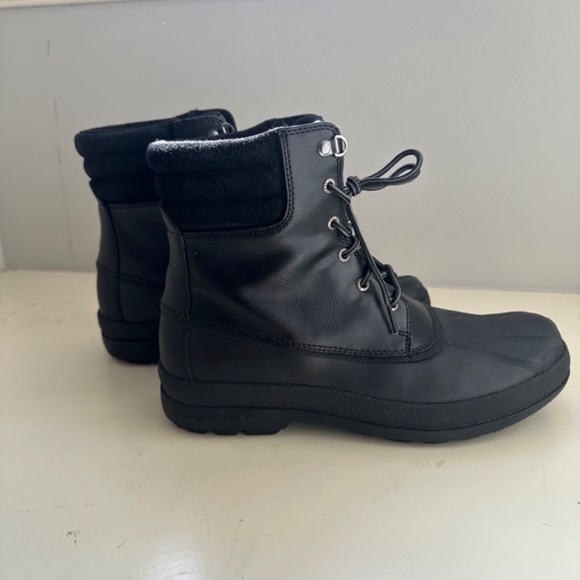 Sperry Cold Bay Thinsulate Duck Boot - All Black - US 12 NWOT - Picture 13 of 14